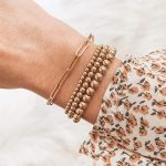 Reoxvo Gold Beaded Chain Bracelets Set for Women 14K Real Gold Plated Dainty Thin Gold Chain Link Bracelet Stack Adjustable Gold Bracelets Jewelry for Women Trendy - Image 2